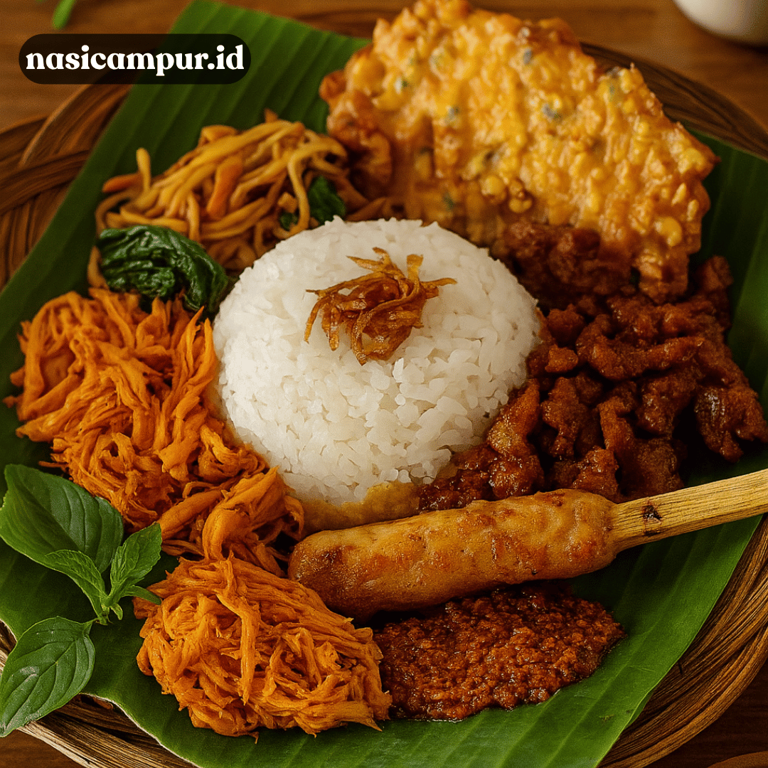 Terungkap! Ini Rahasia Nasi Campur Bali, Seenak Restoran!