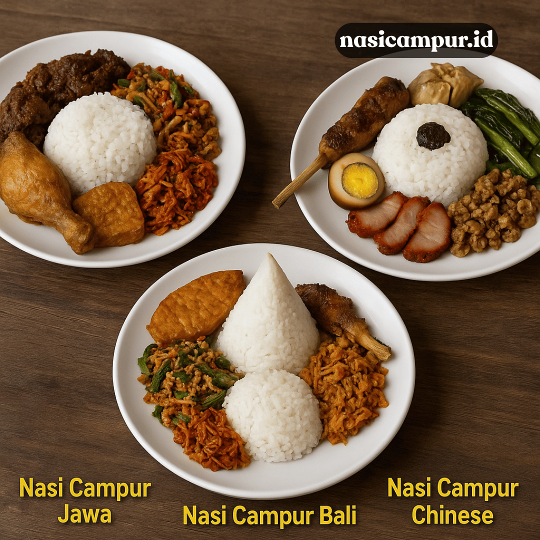Perbedaan Nasi Campur Jawa, Bali, dan Chinese Style yang Wajib Kamu Tahu