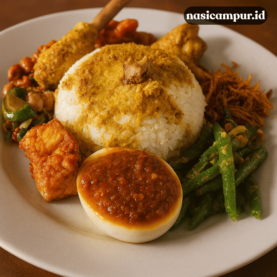 Cara Membuat Nasi Campur Pedas ala Warung Pinggir Jalan