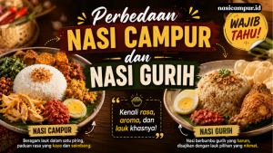 nasi campur dan nasi gurih